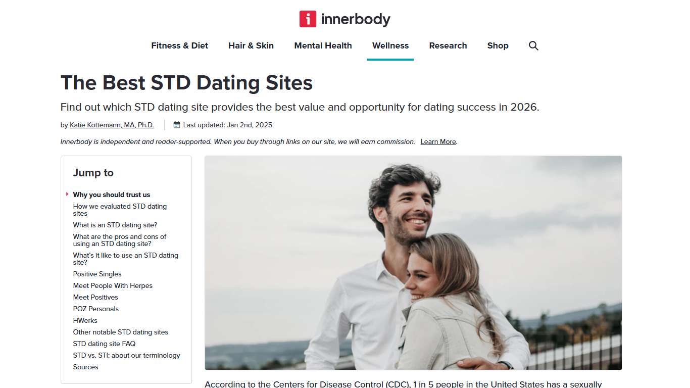 The Best STD Dating Sites [2026] | Cost, size, privacy, and more
