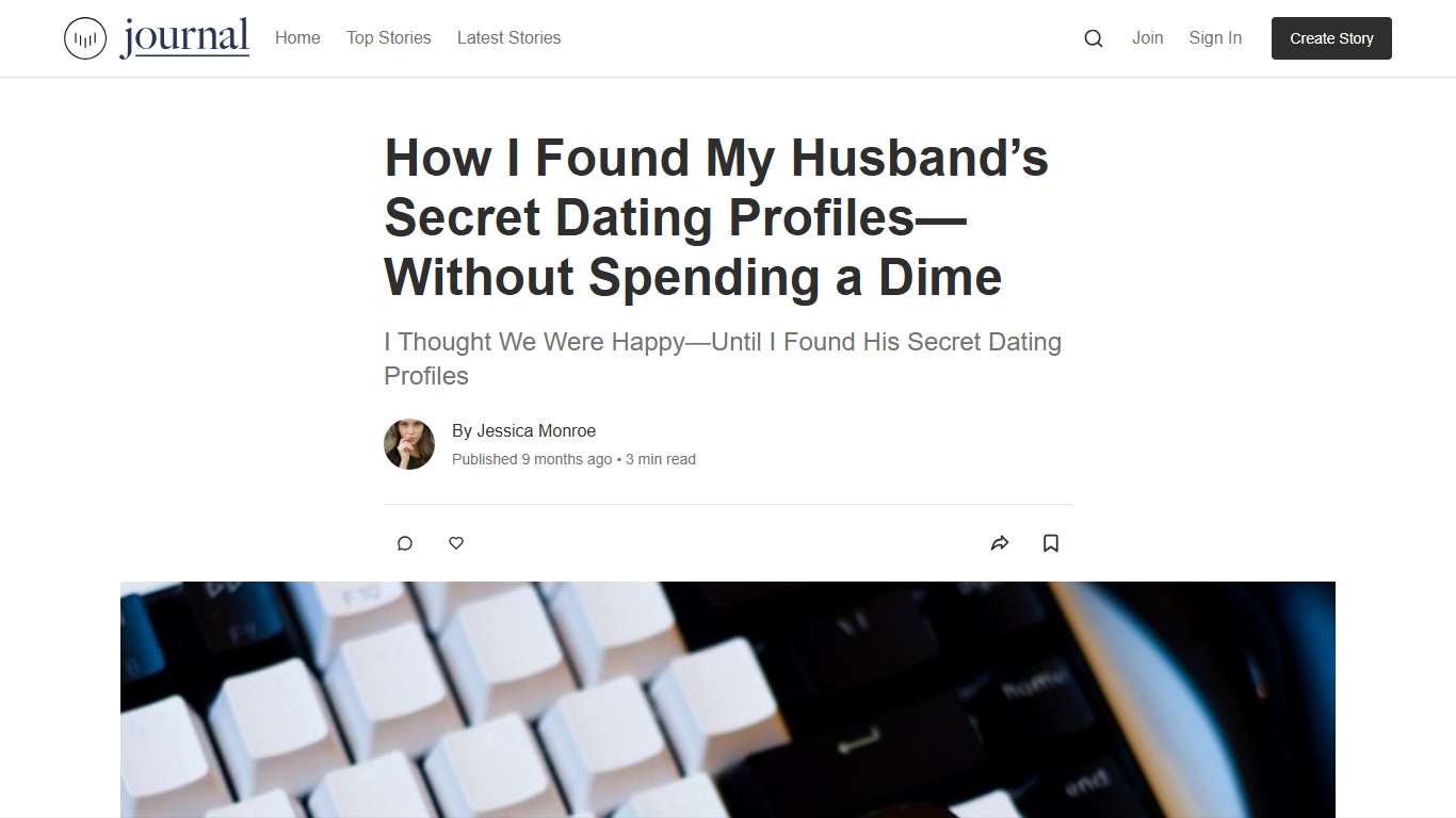 How I Found My Husband’s Secret Dating Profiles—Without Spending a Dime | Journal